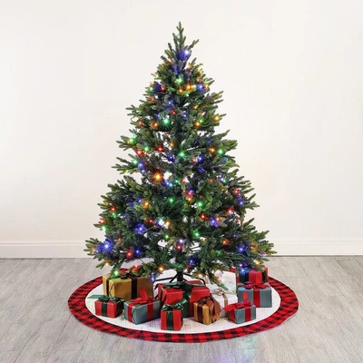 Safavieh 5.5 Ft, Green, Pre-lit Artificial Christmas Tree
