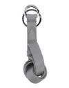 Jil Sander Key Ring In Dove Grey