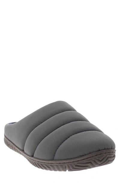 Staheekum Summit And Go Puffy Slipper In Charcoal