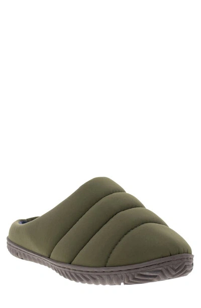 Staheekum Summit And Go Puffy Slipper In Olive