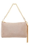 Nina Lorne Embellished Convertible Shoulder Bag In Gold