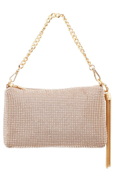 Nina Lorne Embellished Convertible Shoulder Bag In Gold