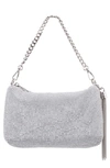 Nina Lorne Embellished Convertible Shoulder Bag In Silver
