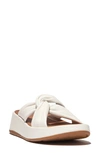 Fitflop F-mode Flatform Slide Sandal In Urban White