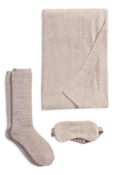 Barefoot Dreams Ultimate Travel Set In Deep Taupe