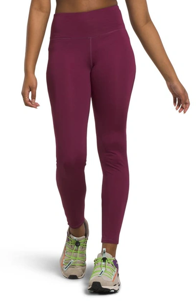 The North Face Warm Essential Leggings In Boysenberry
