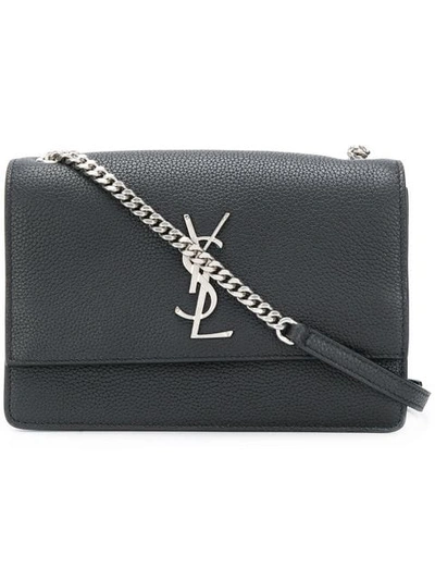 Saint Laurent Monogram Kate Shoulder Bag In Black