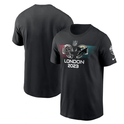 Nike Black Atlanta Falcons Vs. Jacksonville Jaguars 2023 London Game Essential T-shirt
