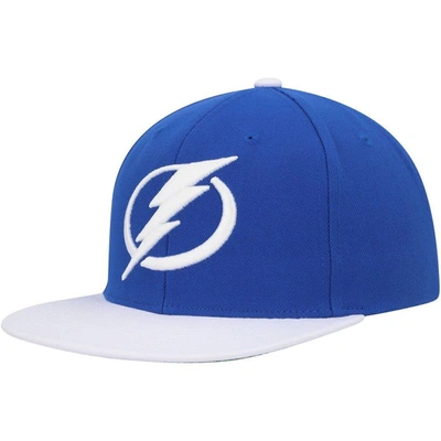 Mitchell & Ness Men's  Blue Tampa Bay Lightning Core Team Ground 2.0 Snapback Hat