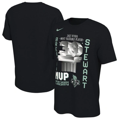 Nike Breanna Stewart Black New York Liberty 2023 Wnba Mvp T-shirt