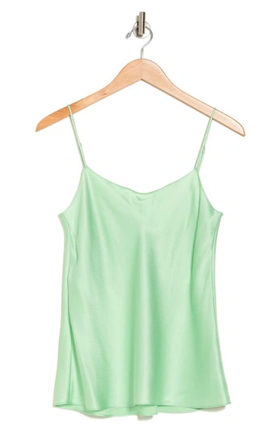 Vince Silk Camisole In Mint