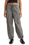 Bp. Elastic Cuff Cargo Pants In Grey Pearl