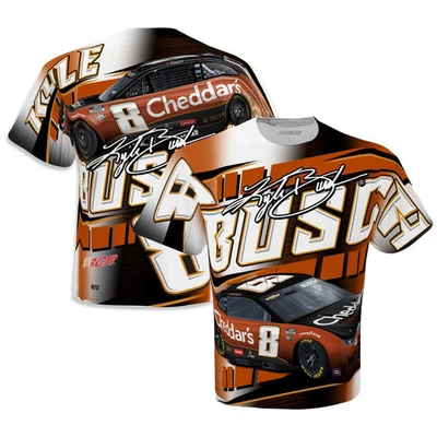 Nascar Richard Childress Racing Team Collection White Kyle Busch Sublimated Accelerator T-shirt