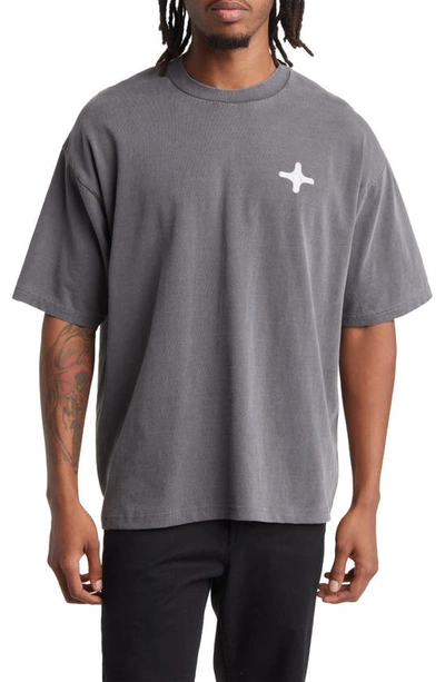 Tombogo T-star T-shirt In Vintage Grey