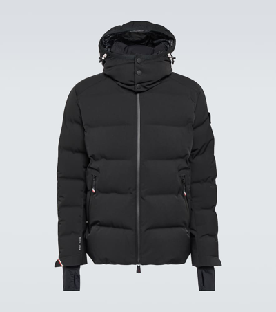 Moncler Montgetech Nylon Down Ski Jacket In Black