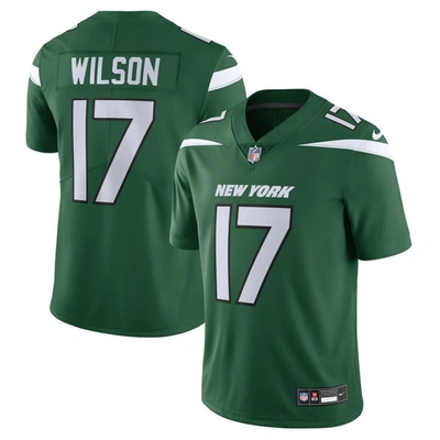 Nike Garrett Wilson New York Jets  Men's Dri-fit Nfl Limited Jersey In Green