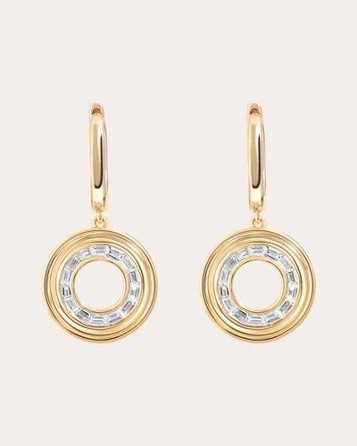 Maison Tjoeng Women's Midnight Adagio Diamond Huggie Earrinngs In Gold