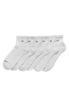 Calvin Klein 6-pack Quarter Cut Socks In White