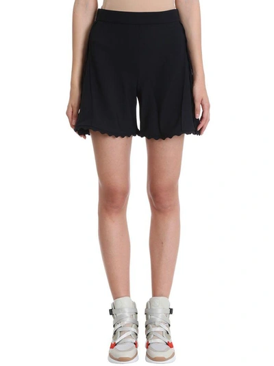 Chloé Black Crepe Shorts