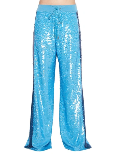 Alberta Ferretti Raimbow Week Trousers In Light Blue
