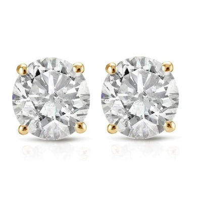 Pompeii3 1/3ct Diamond Studs 14k Yellow Gold In Multi