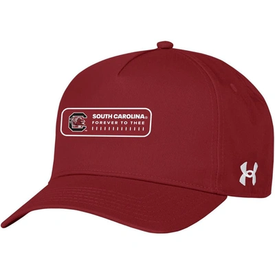 Under Armour Garnet South Carolina Gamecocks 2023 Sideline Adjustable Hat