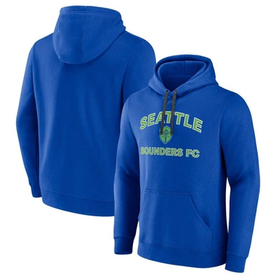 Fanatics Branded Blue Seattle Sounders Fc Heart & Soul Pullover Hoodie