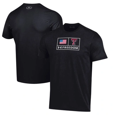 Under Armour Black Texas Tech Red Raiders Freedom Performance T-shirt
