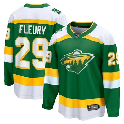 Fanatics Branded Marc-andre Fleury Green Minnesota Wild Alternate Premier Breakaway Player Jersey