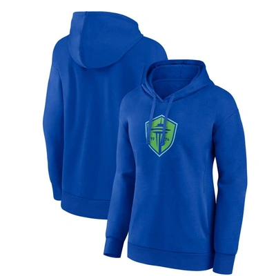 Fanatics Branded Blue Seattle Sounders Fc Primary Logo Pullover Hoodie