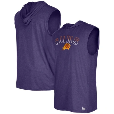 New Era Purple Phoenix Suns Hoodie Sleeveless T-shirt