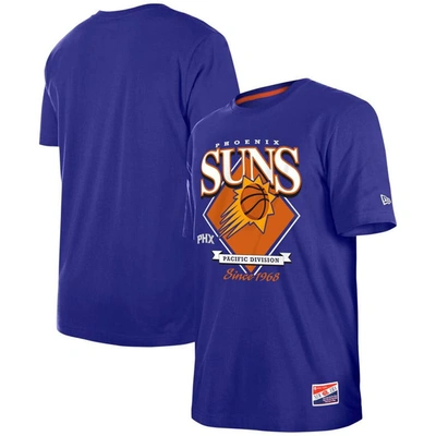 New Era Purple Phoenix Suns Throwback T-shirt