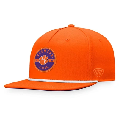 Top Of The World Orange Clemson Tigers Bank Hat