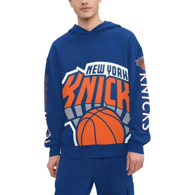 Tommy Jeans Men's  Royal New York Knicks Kennyâ Pullover Hoodie