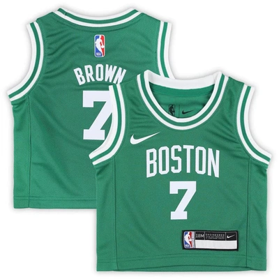 Nike Babies' Infant  Jaylen Brown Kelly Green Boston Celtics Swingman Player Jersey
