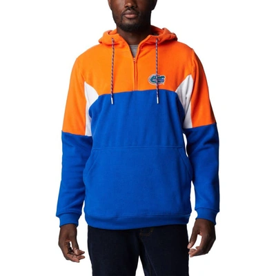 Columbia Royal Florida Gators Lodge Quarter-zip Hoodie