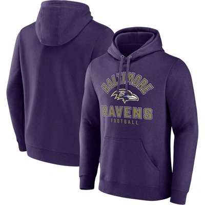 Fanatics Branded  Purple Baltimore Ravens Between The Pylons Pullover Hoodie