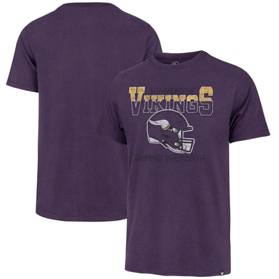 47 ' Purple Minnesota Vikings Time Lock Franklin T-shirt