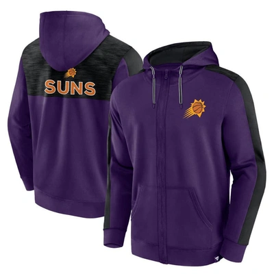 Fanatics Branded Purple Phoenix Suns Rainbow Shot Full-zip Hoodie