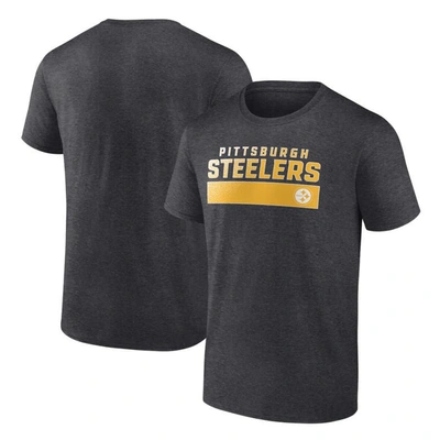 Fanatics Branded  Charcoal Pittsburgh Steelers T-shirt