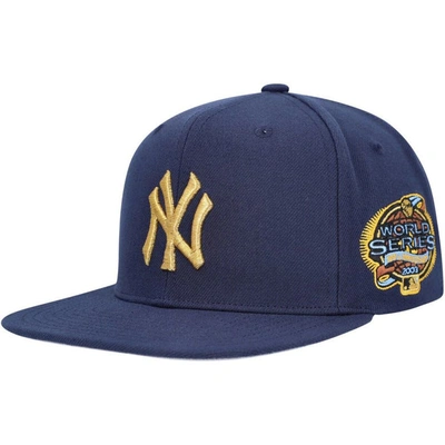 Mitchell & Ness Men's  Navy New York Yankees Champ'd Up Snapback Hat