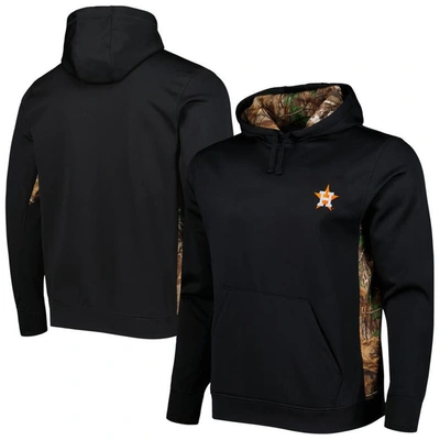 Dunbrooke Men's  Black, Camo Houston Astros Ranger Pullover Hoodie In Black,camo