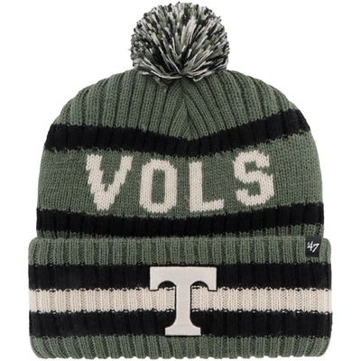 47 ' Green Tennessee Volunteers Oht Military Appreciation Bering Cuffed Knit Hat With Pom