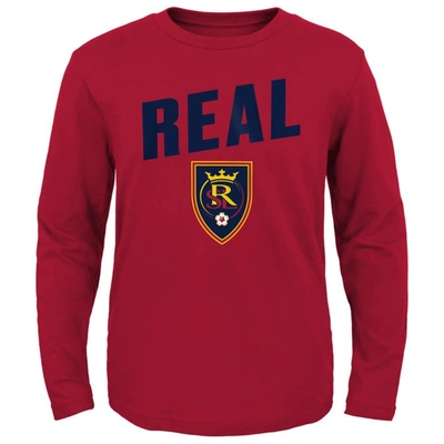 Outerstuff Kids' Youth Red Real Salt Lake Showtime Long Sleeve T-shirt