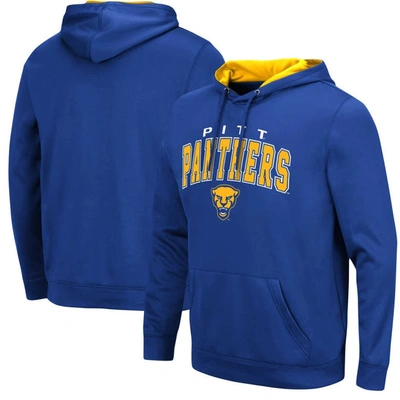 Colosseum Royal Pitt Panthers Resistance Pullover Hoodie