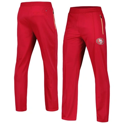 Tommy Hilfiger Scarlet San Francisco 49ers Grant Track Pants