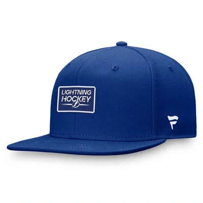 Fanatics Branded  Blue Tampa Bay Lightning Authentic Pro Prime Snapback Hat