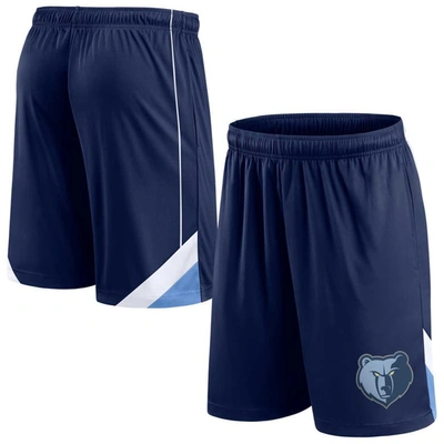 Fanatics Branded Navy Memphis Grizzlies Slice Shorts
