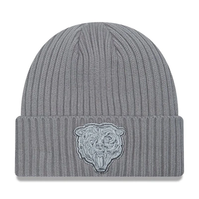 New Era Gray Chicago Bears Color Pack Cuffed Knit Hat