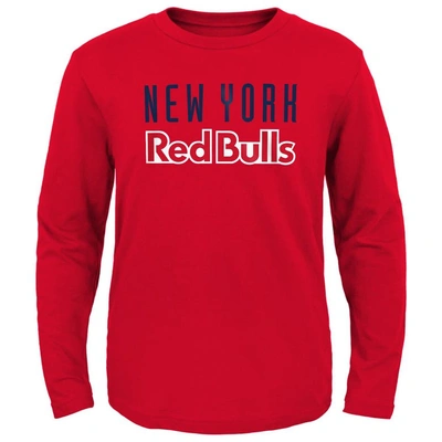 Outerstuff Kids' Youth Red New York Red Bulls Showtime Long Sleeve T-shirt